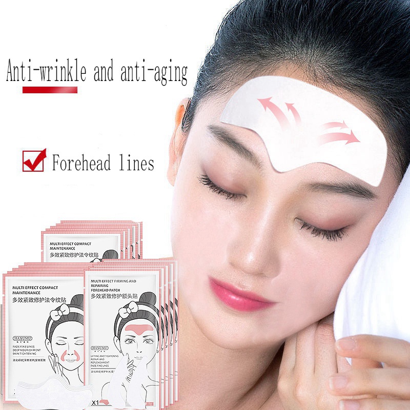 Set 5 Miếng Dán Trán Dưỡng Ẩm Chống Nếp Nhăn Chống Lão Hóa