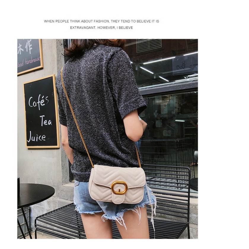 {Hot Trend} Túi xách nữ đeo chéo khóa mạ vàng sang chảnh siêu xinh TX22 túi đeo vai | BigBuy360 - bigbuy360.vn