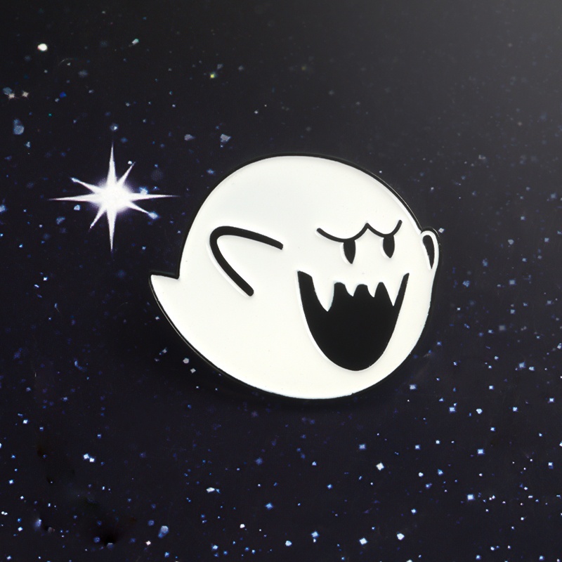 Huy Hiệu Cài Áo Hình Game Mario Boo