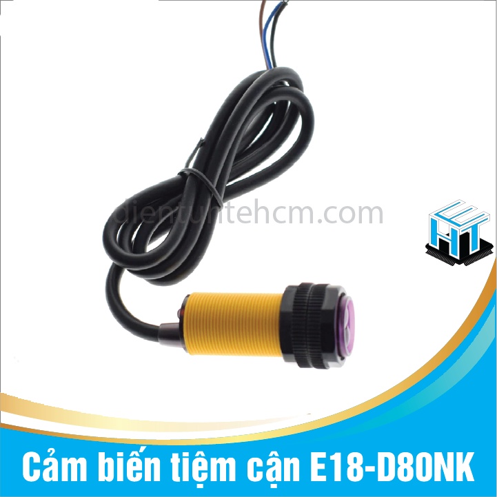 Cảm biến tiệm cận E18-D80NK - Cảm Biến Vật Cản Hồng Ngoại E18-D80NK