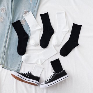 Tất Hàn Quốc Cổ Cao Phong Cách Vintage T02 Siêu Dày Không Xù Không Giãn Cực Đẹp 2021