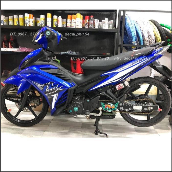 Tem Rời Exciter 135 Xanh Gp Lc (V)