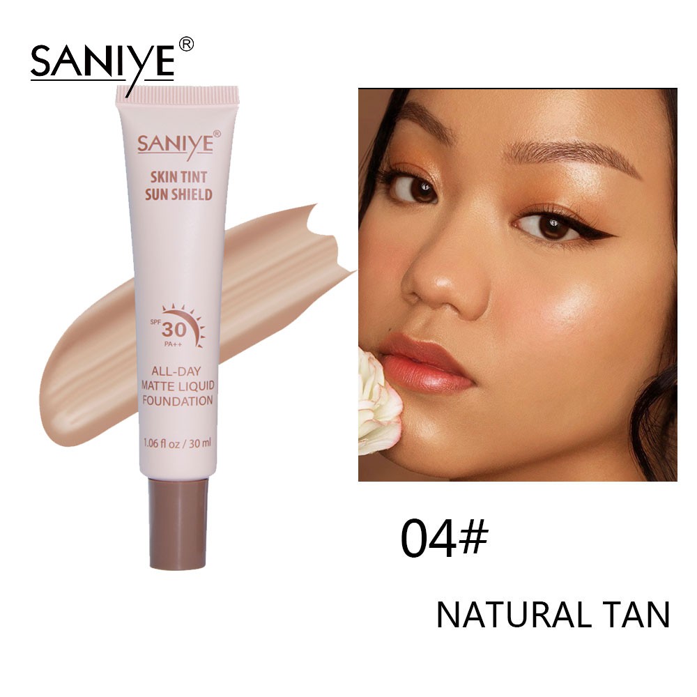 Kem nền SANIYE R6005 Che Phủ Toàn Diện 4 Màu Mờ Dễ Trang Điểm 30ml | BigBuy360 - bigbuy360.vn