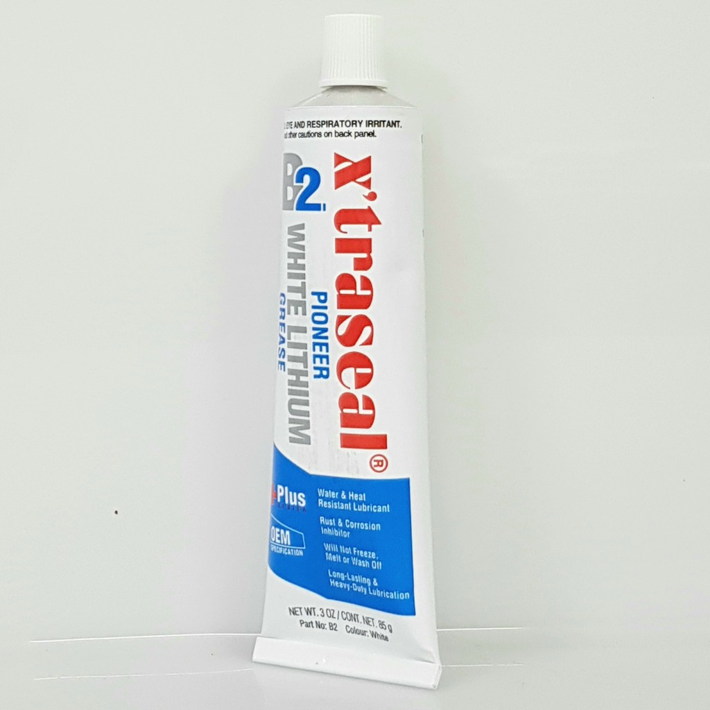 Mỡ trắng bôi trơn dạng tuýt X’traseal B2 White Lithium Grease 85gr (dạng tuýp)
