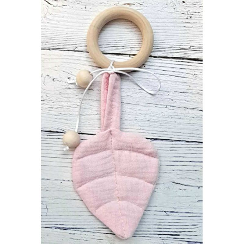 Đồ Chơi Gặm Nướu Hình Chiếc Lá DIY Cho Bé