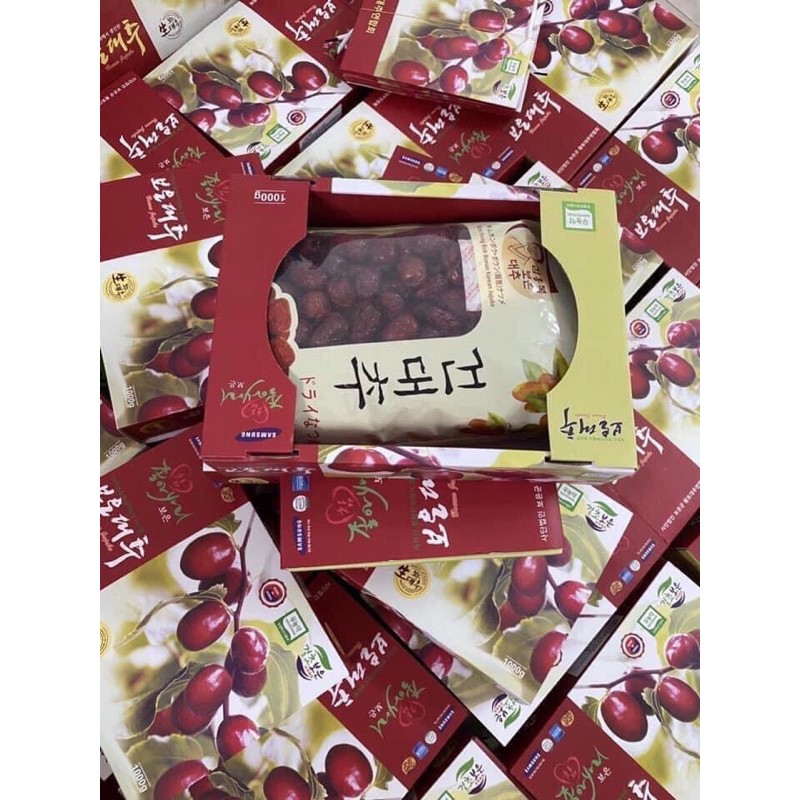 TÁO ĐỎ BOEUN JUJUBE HÀN QUỐC FULL BOX 1KG