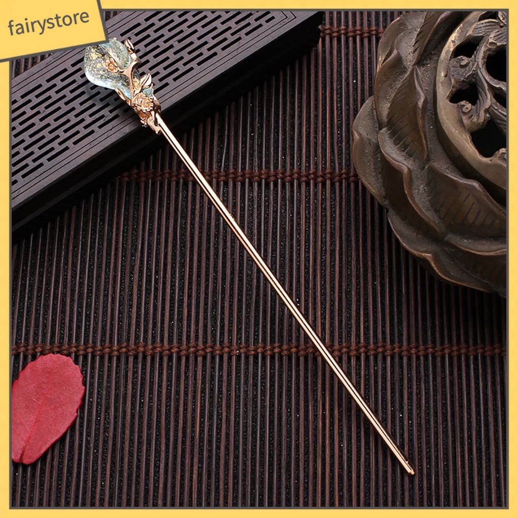 Trâm Cài Tóc Kim Loại Phong Cách Trung Hoa Cho Nữ