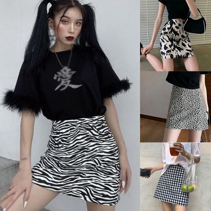 Chân váy chữ A họa tiết cá tính thời trang cho nữ | BigBuy360 - bigbuy360.vn