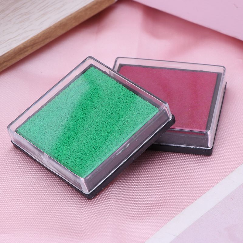 T07 Scrapbooking Stamp Sealing Colorful Inkpad Ink Decoration Stencil  Print Card Handicraft DIY