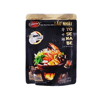 Gia vị Barona lẩu Nhật Yosenabe 160g