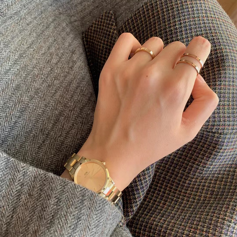 Nhẫn Daniel Wellington Elan Dual Ring Rose Gold V4 Full Box - Tuyển CTV - Hỗ trợ DROPSHIP