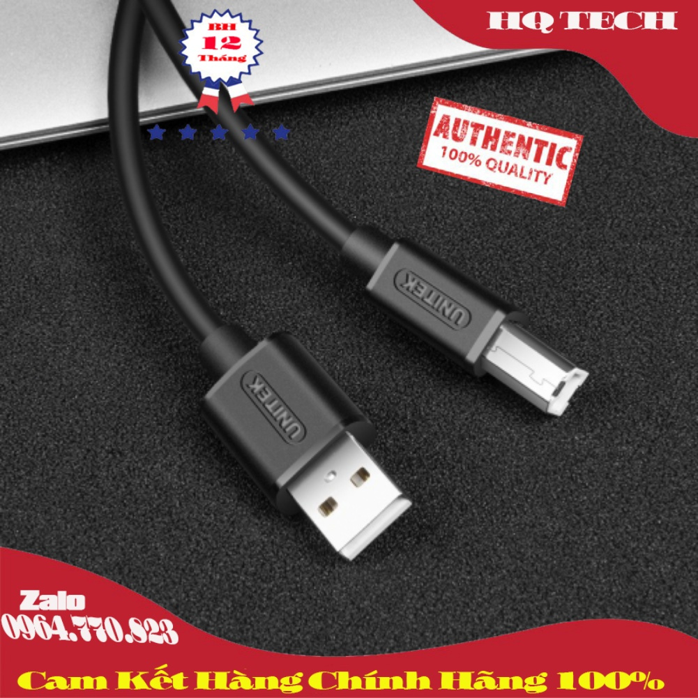 CÁP MÁY IN TỐC ĐỘ CAO 480Mbps USB 2.0 DÀI 5 MÉT HÀNG CHÍNH HÃNG UNITEK YC421