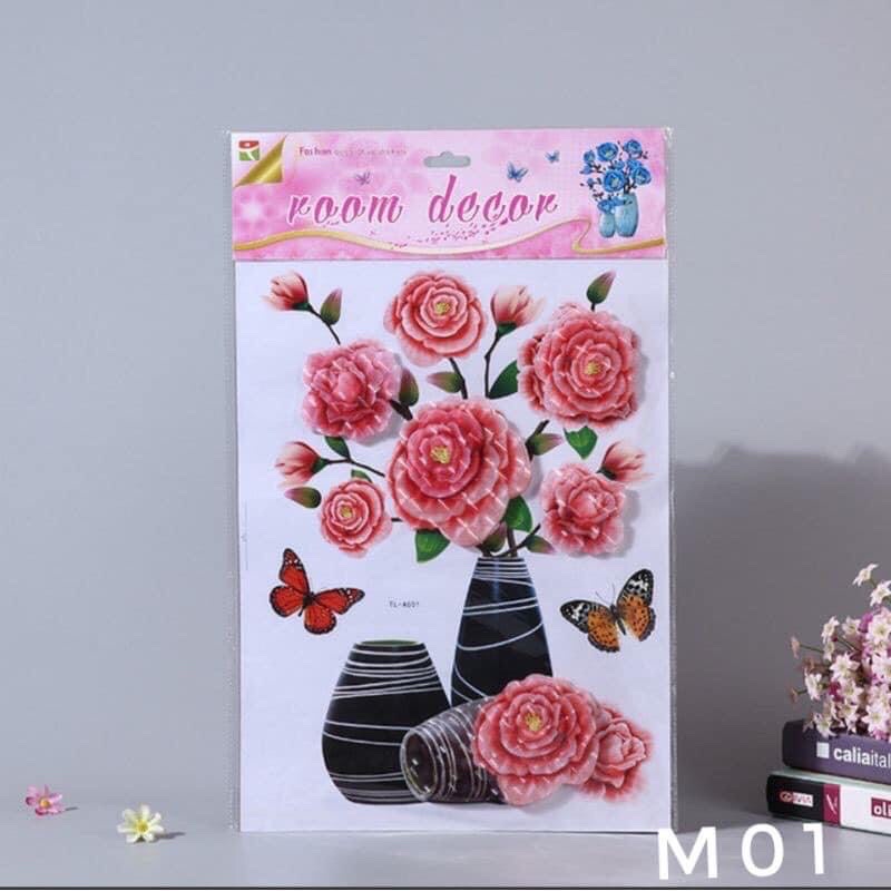 Tranh dán 3D tủ kính ,tủ lạnh trang trí phòng ngủ