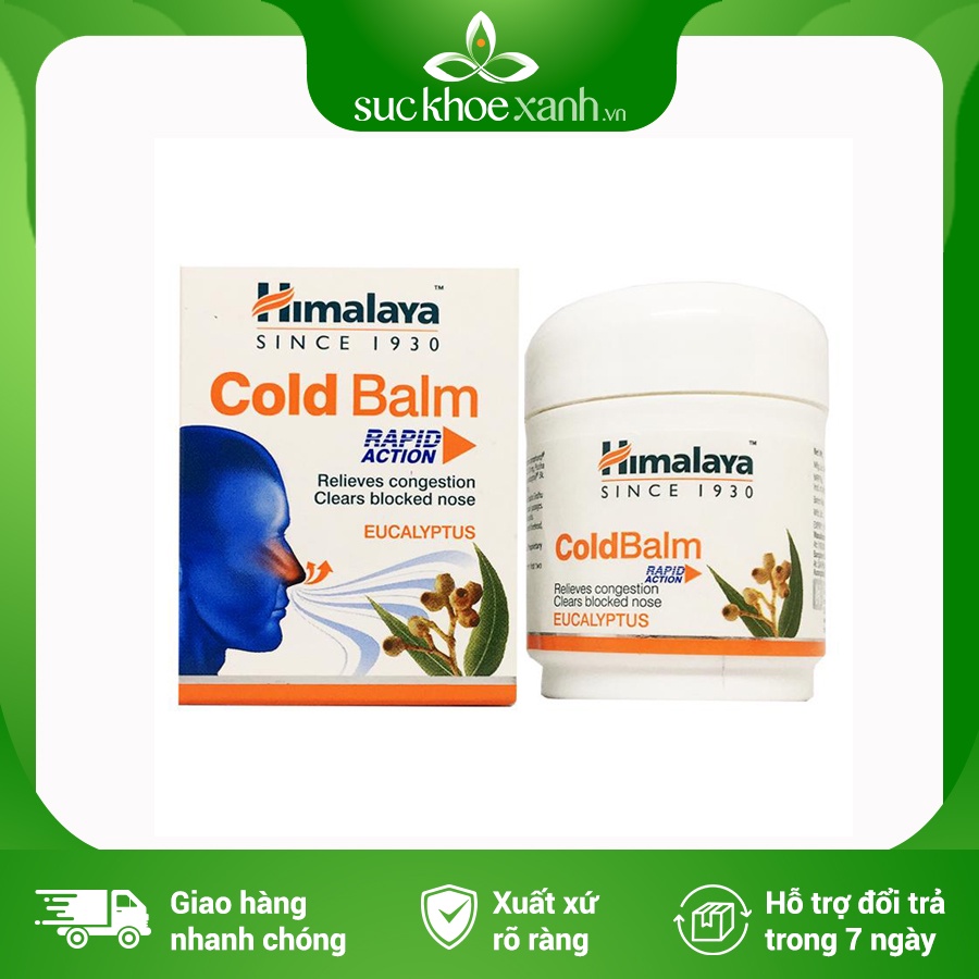 Dầu Coldbalm Himalaya Ấn Độ 45g hỗ trợ giảm cảm lạnh