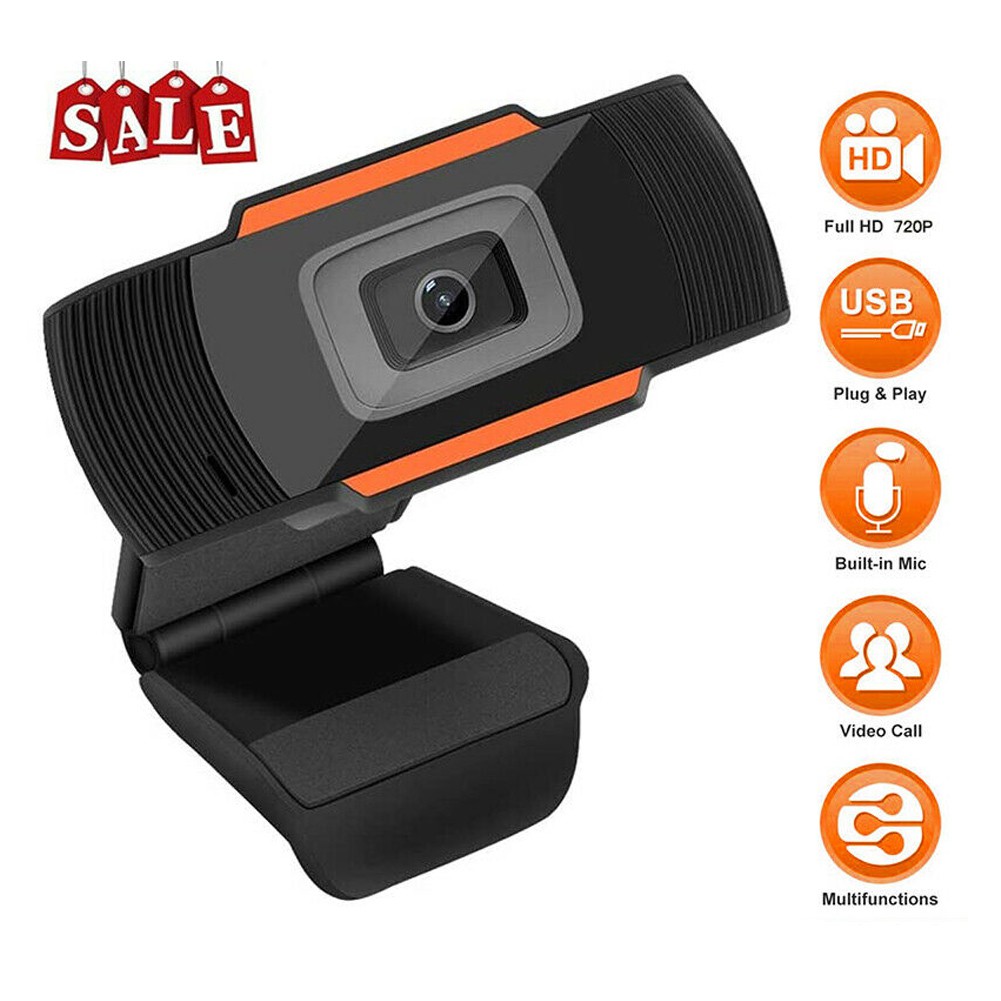 Webcam 12M gắn Laptop PC HD tích hợp Micro tiện dụng