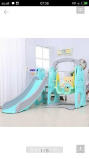 Cầu trượt xích đu