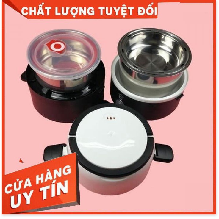 Hộp cơm văn phòng cắm điện đa năng tiện dụng dung tích lớn Hộp đựng cơm 3 tầng inox cao cấp BH 6 tháng [hàng chính hãng]