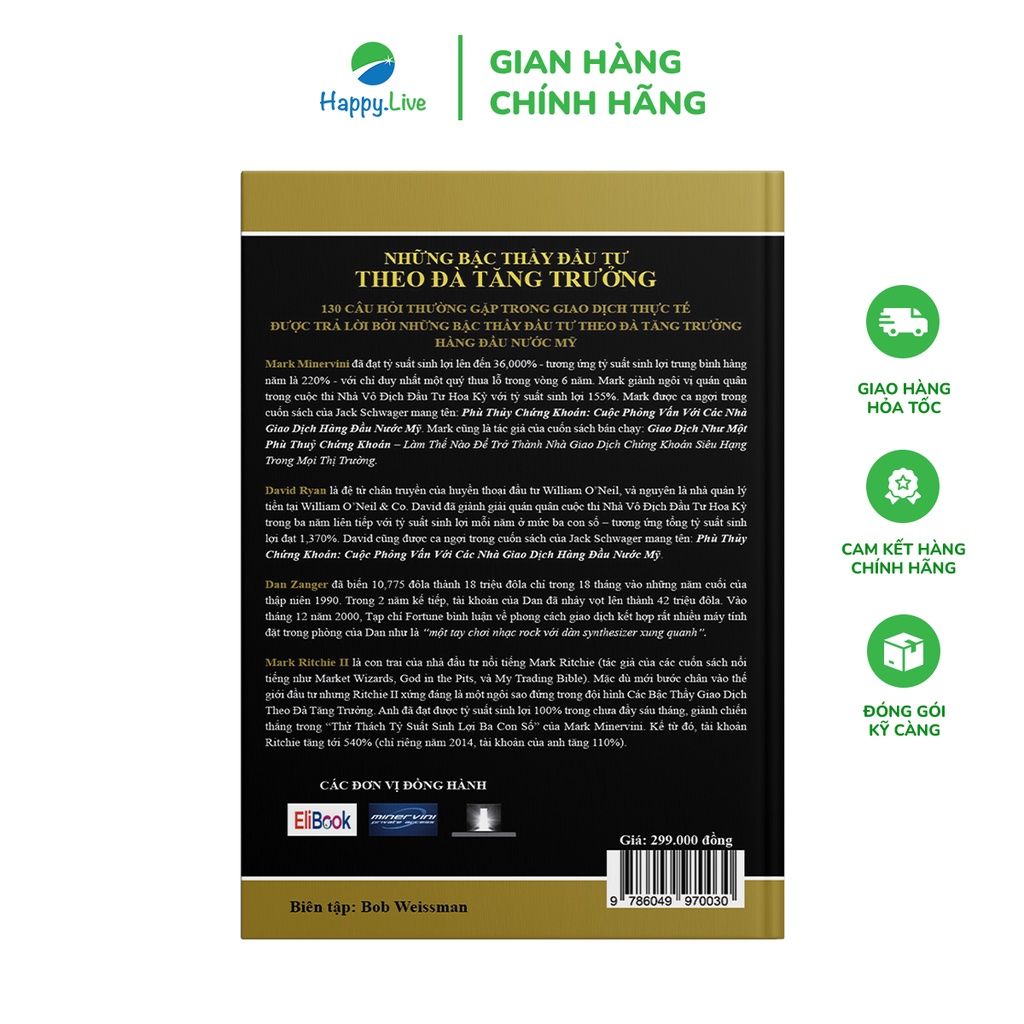 Sách Những Bậc Thầy Đầu Tư Theo Đà Tăng Trưởng - Cuộc Phỏng Vấn Bàn Tròn Với Các Nhà Giao Dịch Siêu Hạng