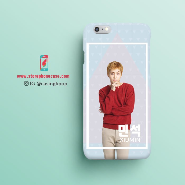 Ốp Lưng Điện Thoại Mềm In Hình Nhóm Exo Xiumin Lotte