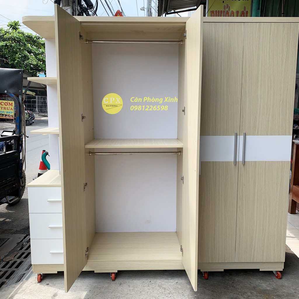Tủ áo có kệ hộc hiện đại CPX-T14 | BigBuy360 - bigbuy360.vn
