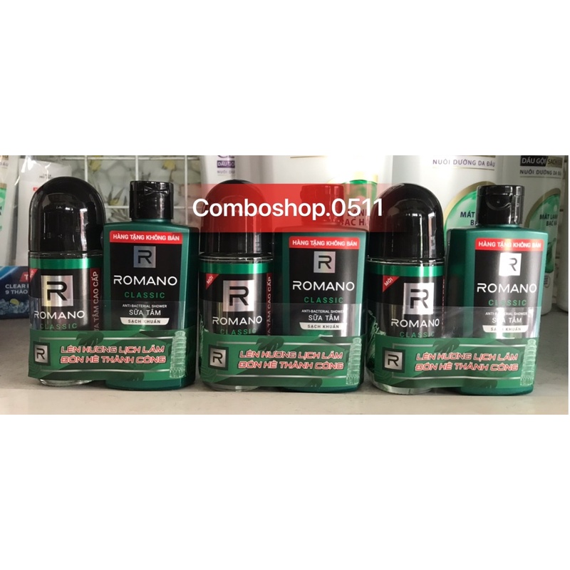 Lăn khử mùi Romano khô thoáng vượt trội-hương nam tính