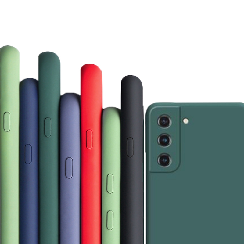 Ốp Lưng Silicone Mềm Chống Sốc Màu Trơn Cho Samsung Galaxy S21 Plus A12 A42 Note 20 Ultra | BigBuy360 - bigbuy360.vn