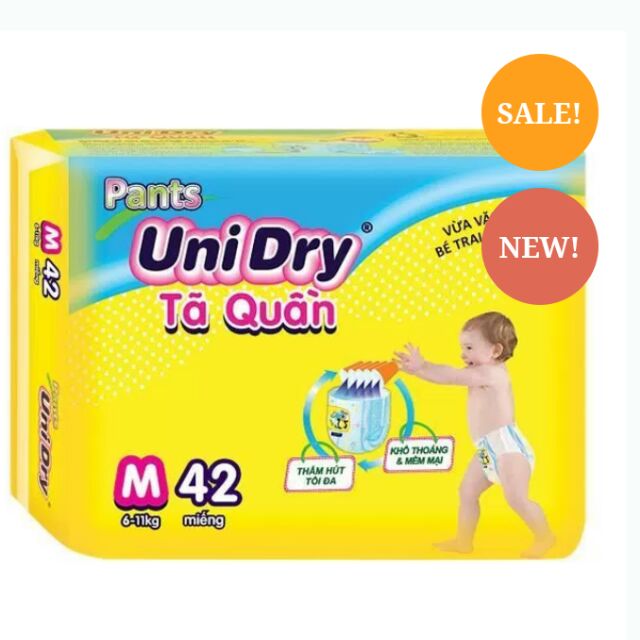 Tả quần Unidry Đại ( size M42,L 38,Xl 34)