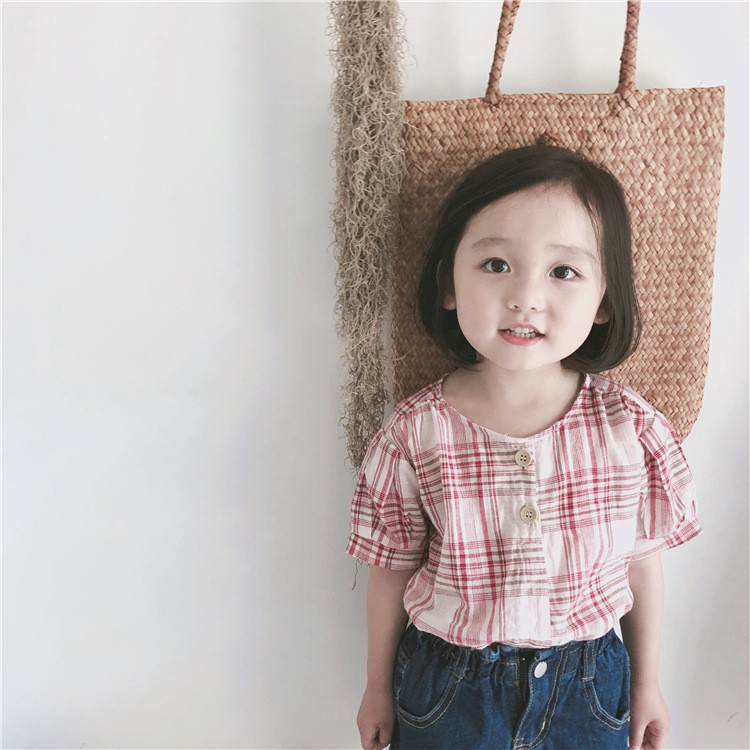 áo kẻ cộc tay