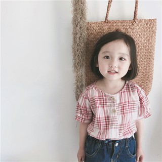 Áo kẻ cộc tay