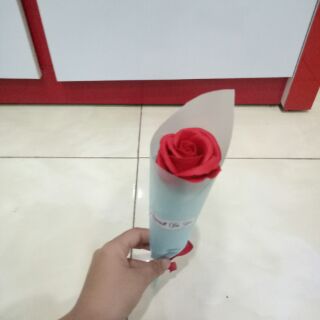 Hoa hồng sáp 1 bông