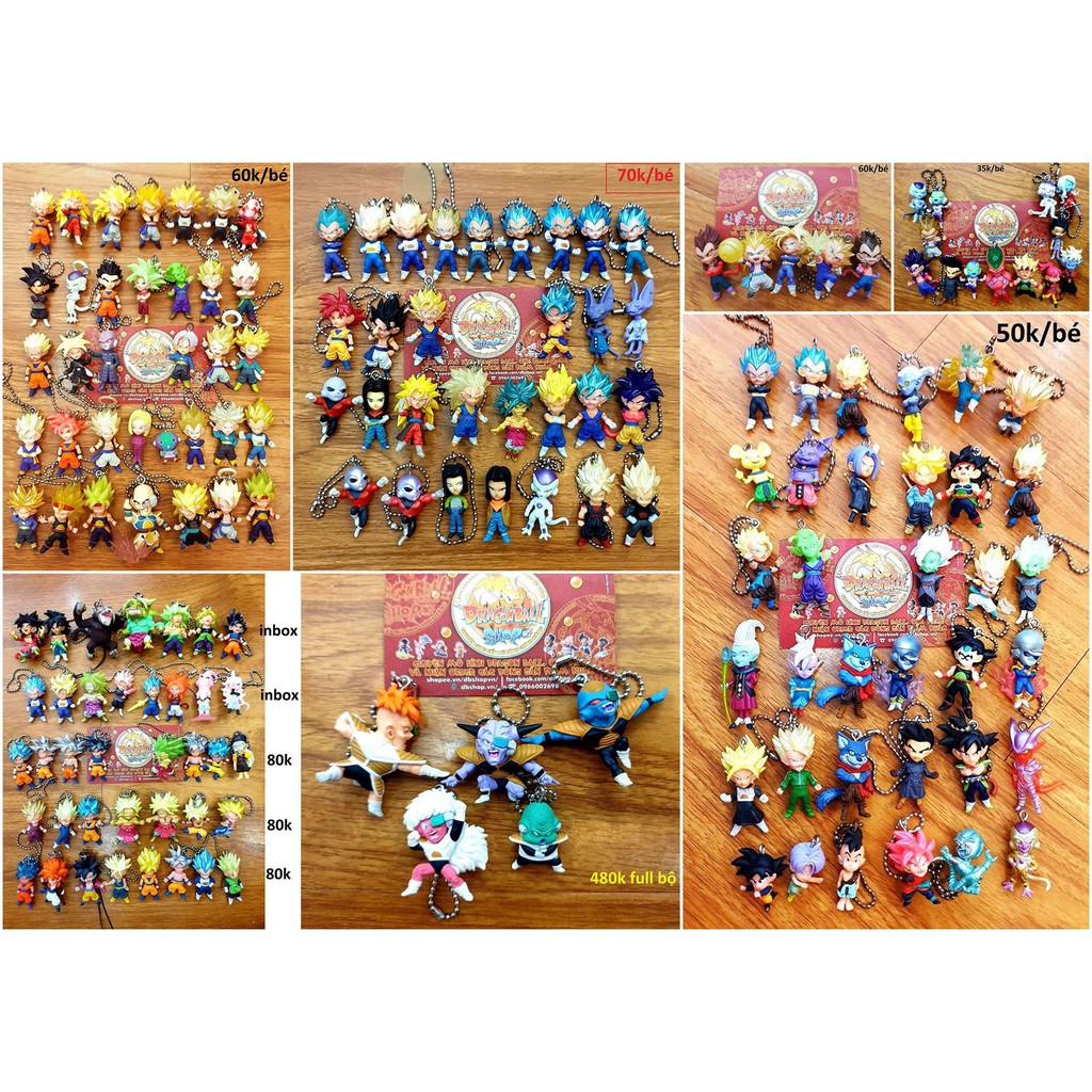 Mô hình Dragonball chính hãng - Móc khóa Dragonball - Bandai chính hãng