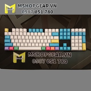 Set keycap Chalk  thick PBT ninja cherry profile 117 keys