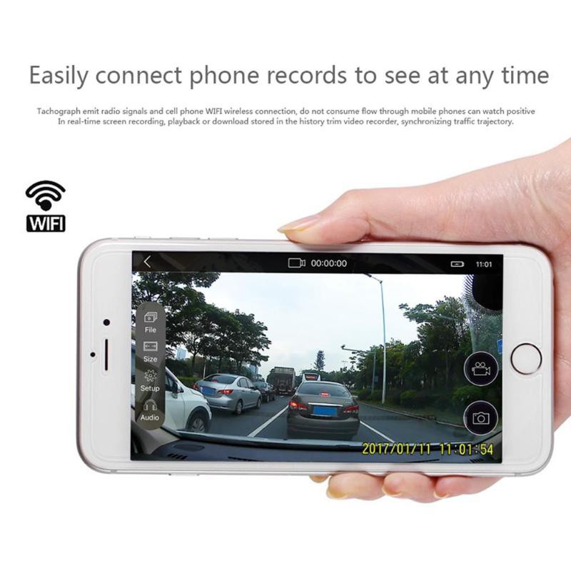 Máy quay hành trình B kết nối wifi APP PAL / NTSC Video FHD ' cho xe hơi | BigBuy360 - bigbuy360.vn
