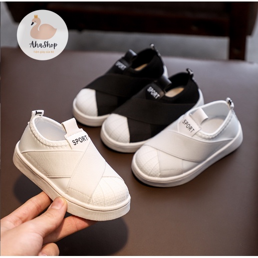 [HÀNG ĐANG VỀ] Giày lười thế thao quai chéo style năng động cho bé trai K071