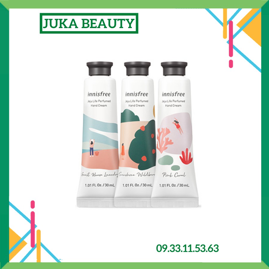 Kem dưỡng da tay Innisfree Jeju Life Perfumed Hand Cream 30ml | BigBuy360 - bigbuy360.vn