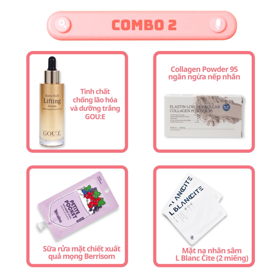 [CSHOP BOX ] Combo Dành Cho Da Căng Bóng, Trẻ Hóa Da_Mỹ Phẩm Hàn Quốc Chính Hãng