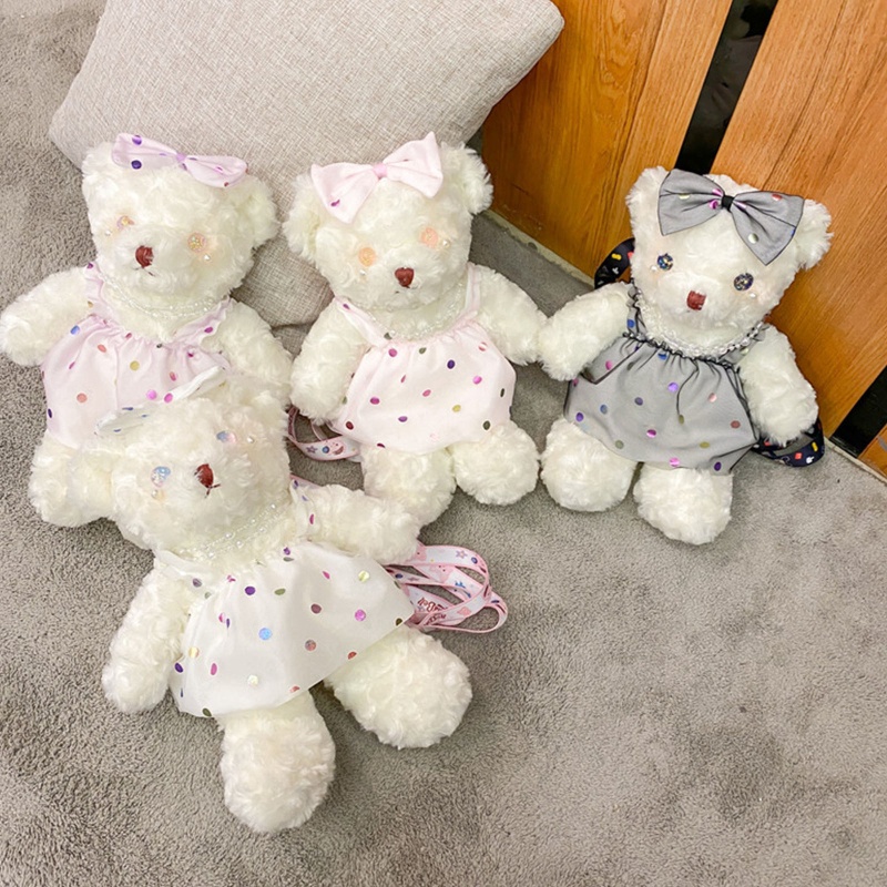 Túi Đeo Chéo Hình Gấu Bông Dễ Thương Dành Cho Nữ