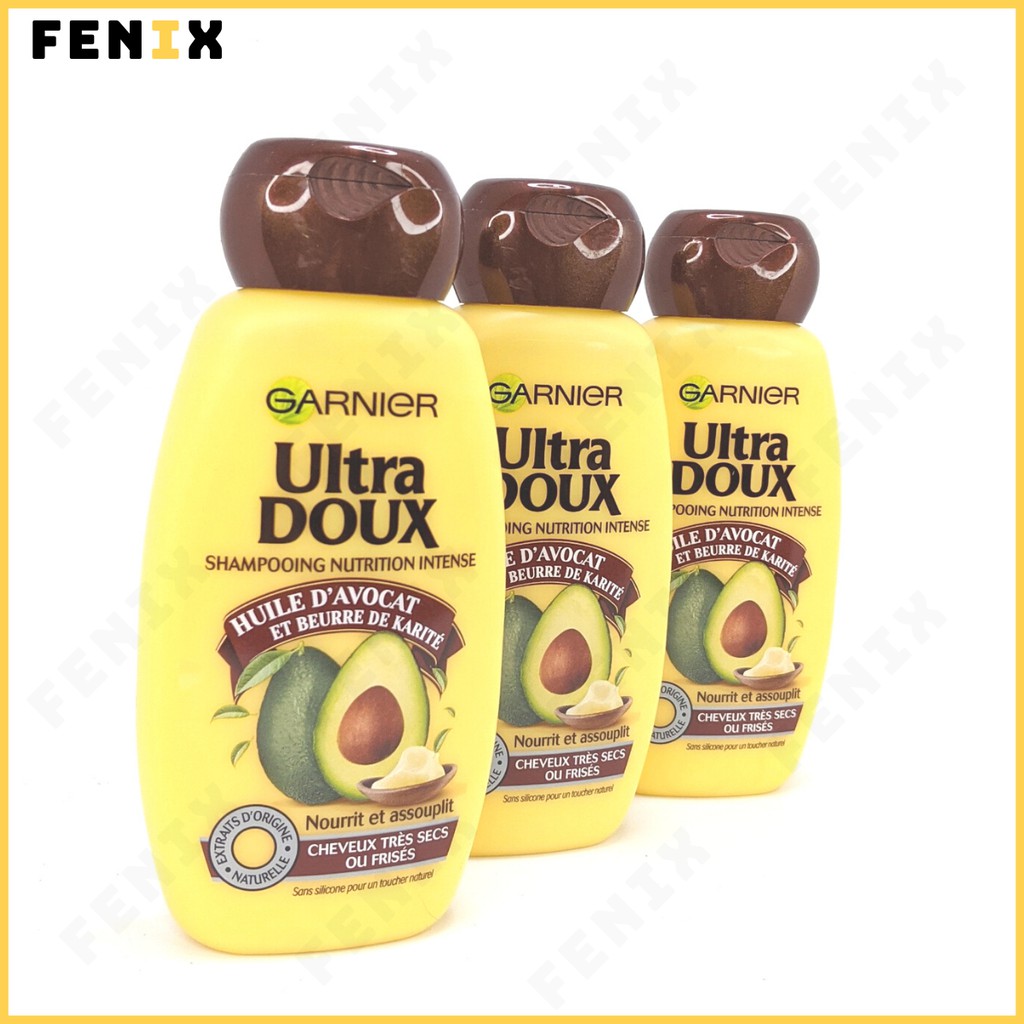 Dầu gội Bơ Garnier Ultra Doux 250ml Pháp - Fenix Cosmetic