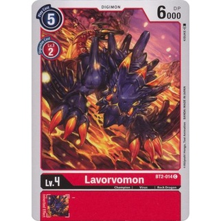 Thẻ bài Digimon - TCG - Lavorvomon / BT2-014'