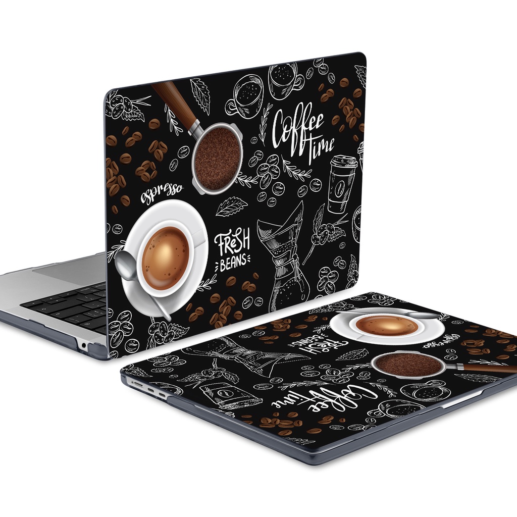Ốp Bảo Vệ Laptop In Hình Cà Phê Cho Macbook Air Pro M2 A2681 A2338 14 M1 Pro Max A2442 Smooth 2020 M1 A2337 2020
