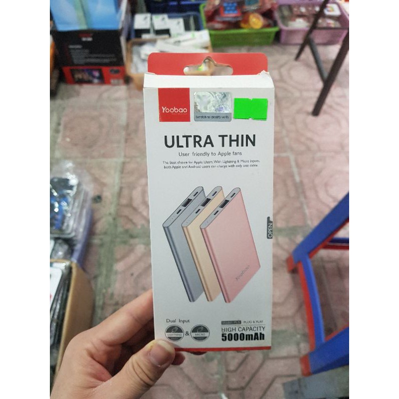 Pin sạc dự phòng dung lượng 5000mah yoobao PL5