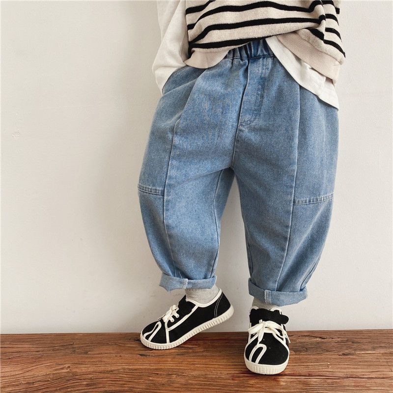 [Babycat] Hàng Có Sẵn Quần Jean Phong Cách Nhật Bản Hàn Quốc Nhật Bản Mới 2022 Dễ Phối Đồ Cho Bé Gái