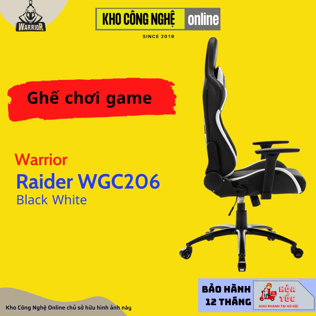 Ghế game Warrior Raider Series WGC206 – (Bảo hành chính hãng 12 tháng)