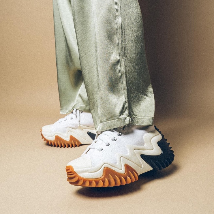 Giày Sneaker Converse run motion cao cổ màu trắng( Full box)