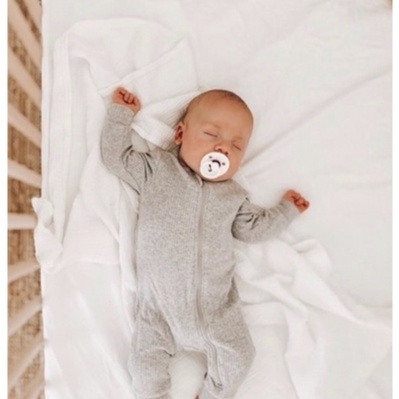 Bodysleep bodysuit bộ liền thân áo liền quần khóa 2 chiều màu trơn chất liệu thun organic xuất dư cho bé sơ sinh đến 9m