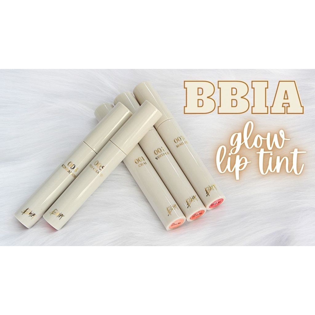 Son Tint Bóng Bbia Glow Lip Tint - Đủ Màu 001 002 003 004 005