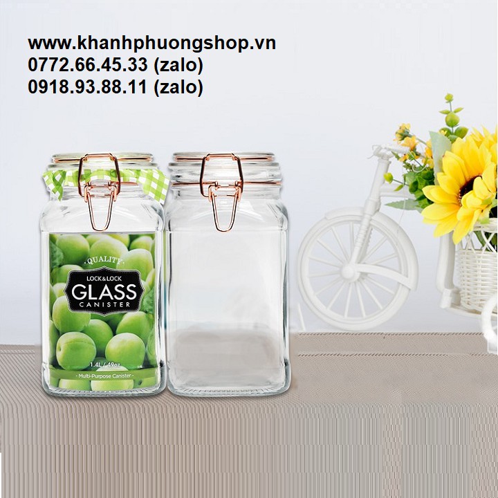 Hủ thủy tinh lock&lock - hũ thủy tinh lock&lock