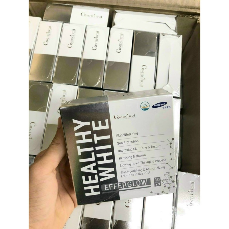 [Mã 77FMCGSALE1 giảm 10% đơn 250K] Viên sủi trắng da Cosmeheal Heathy White Efferglow | BigBuy360 - bigbuy360.vn