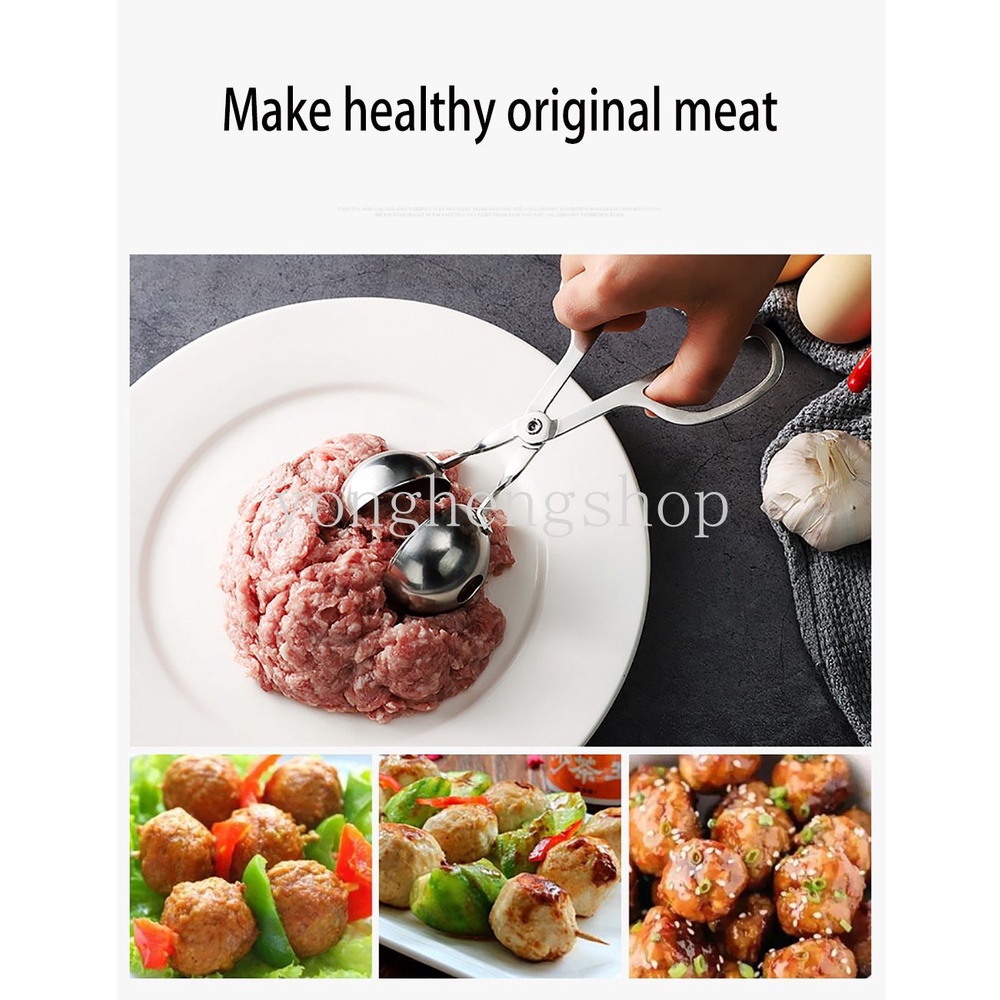 Dụng Cụ Làm Thịt Viên Bằng Thép Không Gỉ