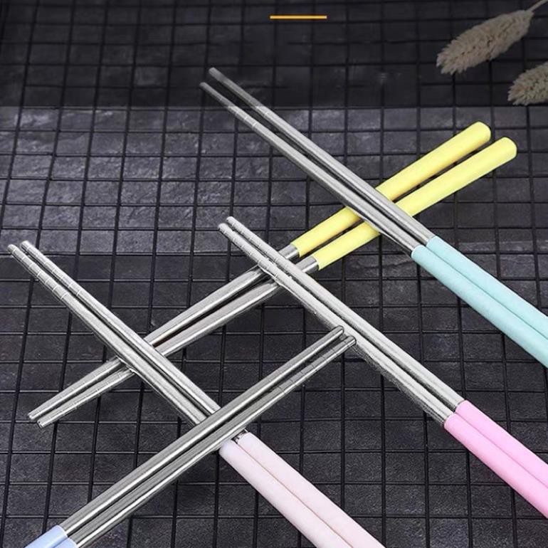 ĐŨA INOX 304 lúa mạch cực xịn (set 5 đôi) 0985